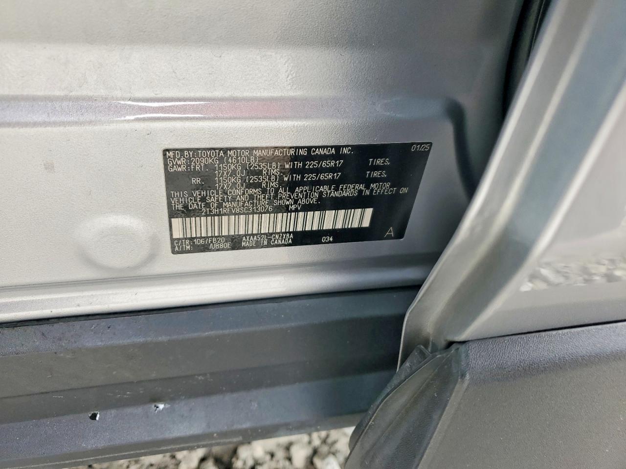 2025 TOYOTA RAV4 LE photo 13