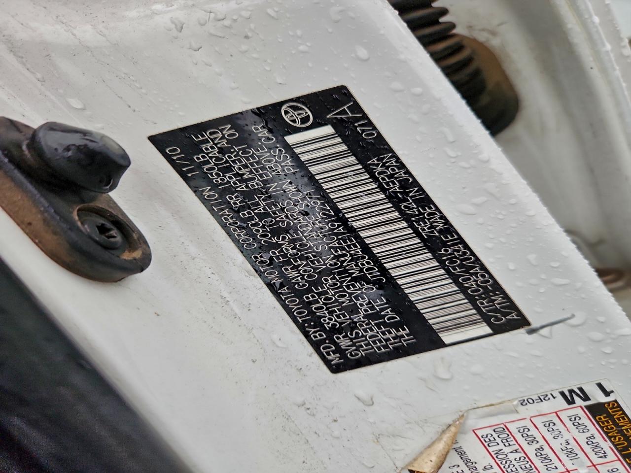 2010 TOYOTA COROLLA BASE photo 12