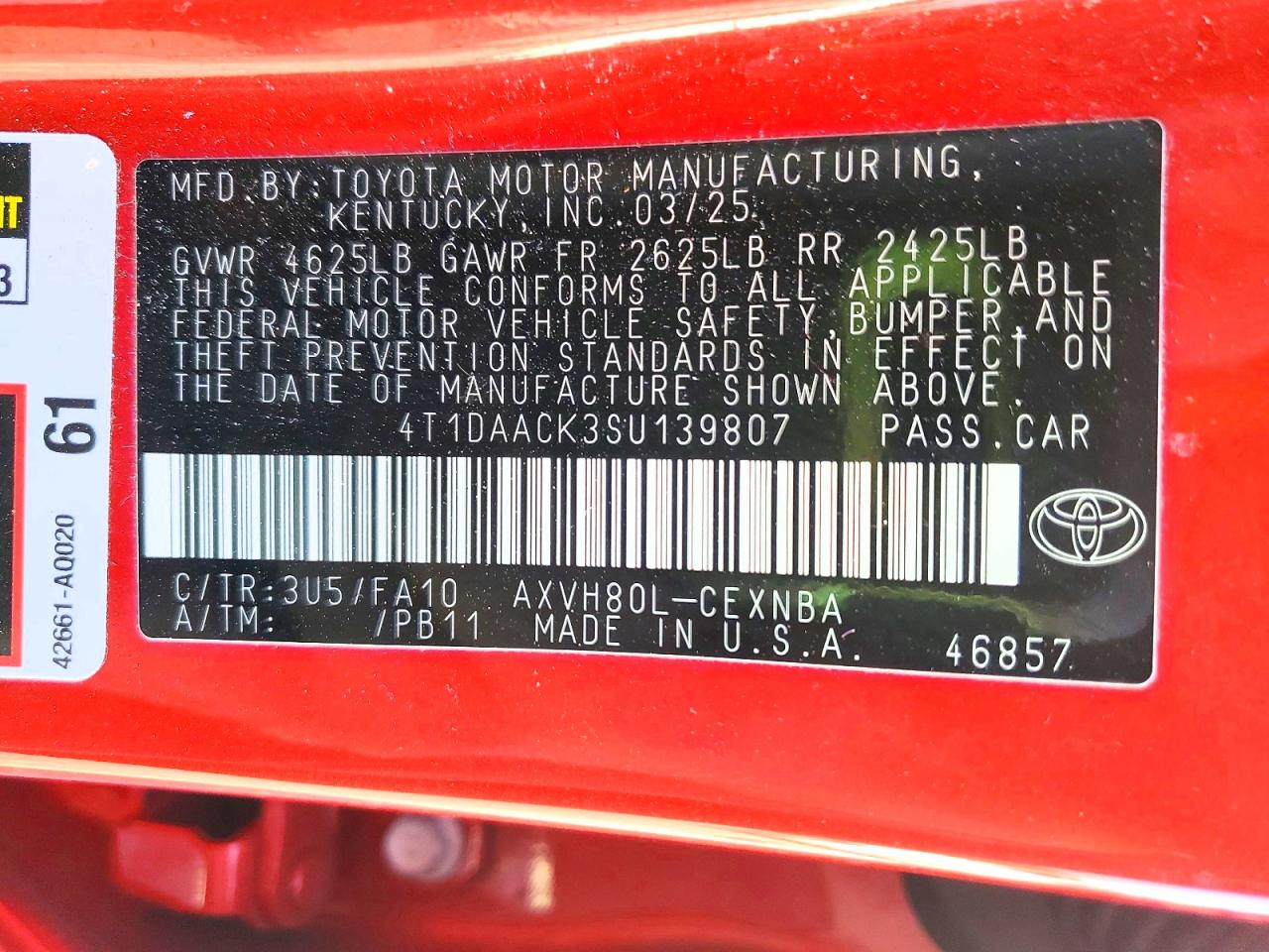 2025 TOYOTA CAMRY XSE photo 23