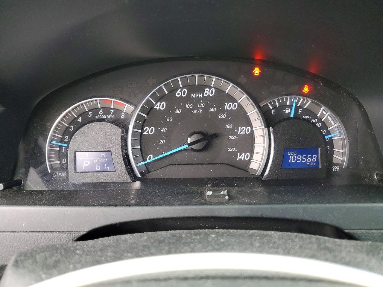 2012 TOYOTA CAMRY BASE photo 9