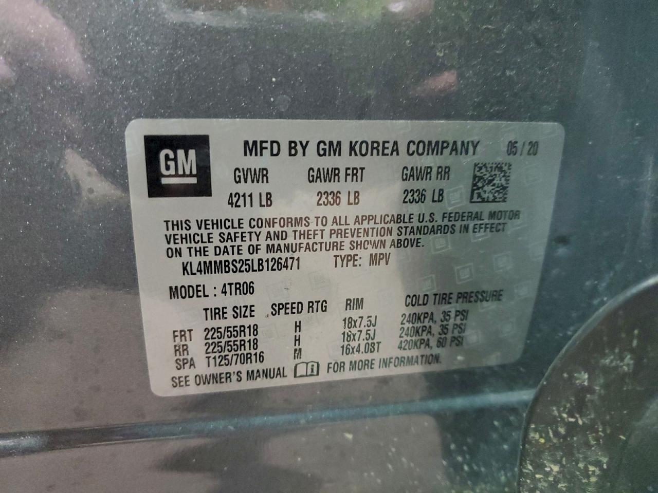2020 BUICK ENCORE GX PREFERRED photo 13