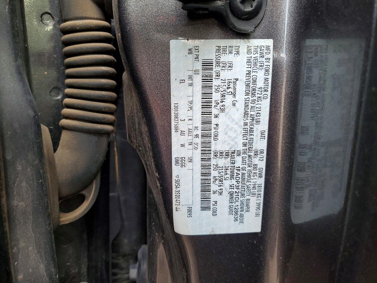 2013 FORD FOCUS SE photo 12