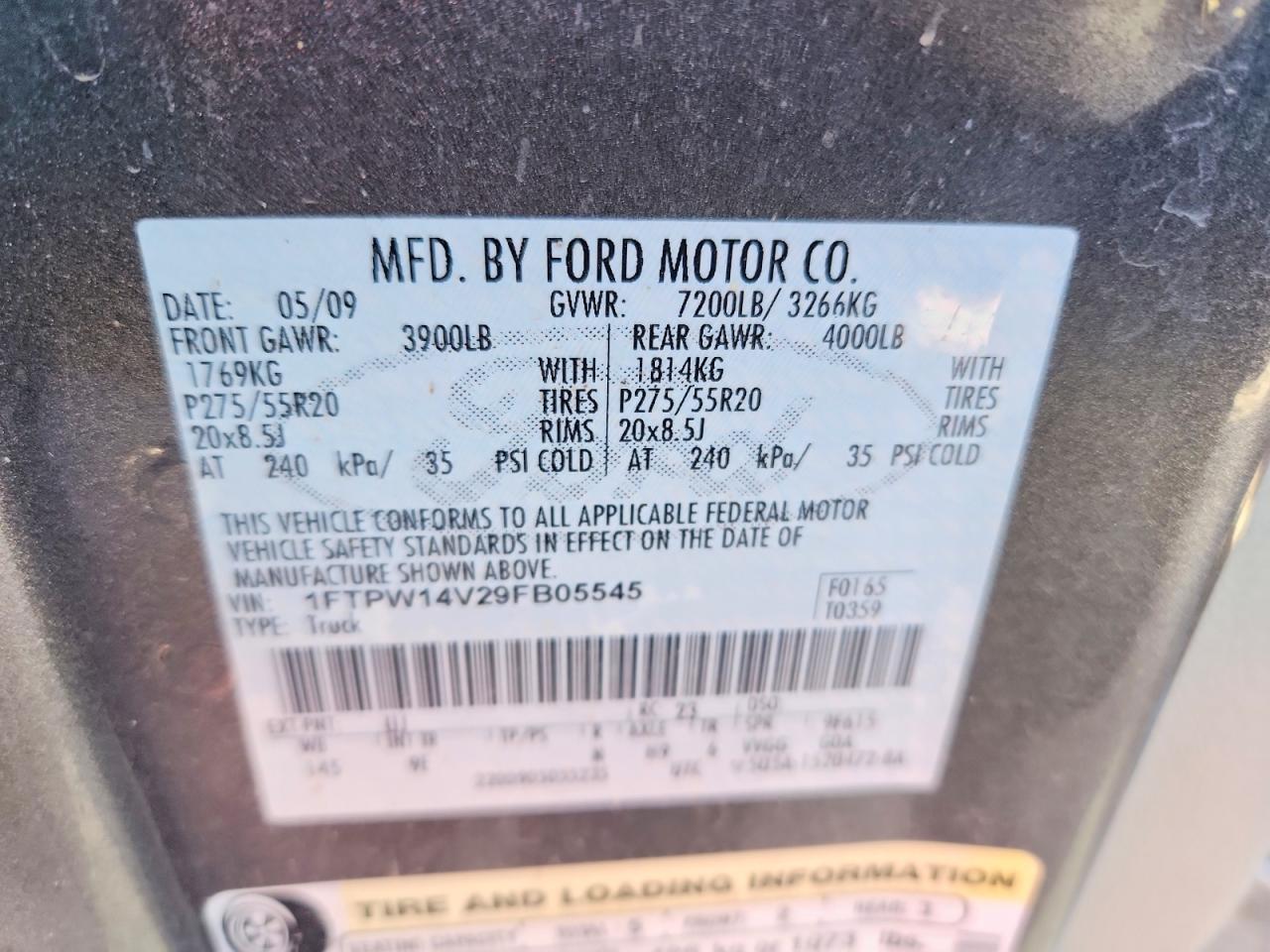 2009 FORD F150 SUPERCREW photo 12