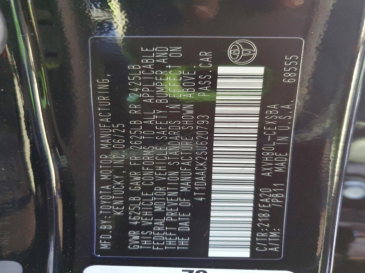 2025 TOYOTA CAMRY XSE photo 23
