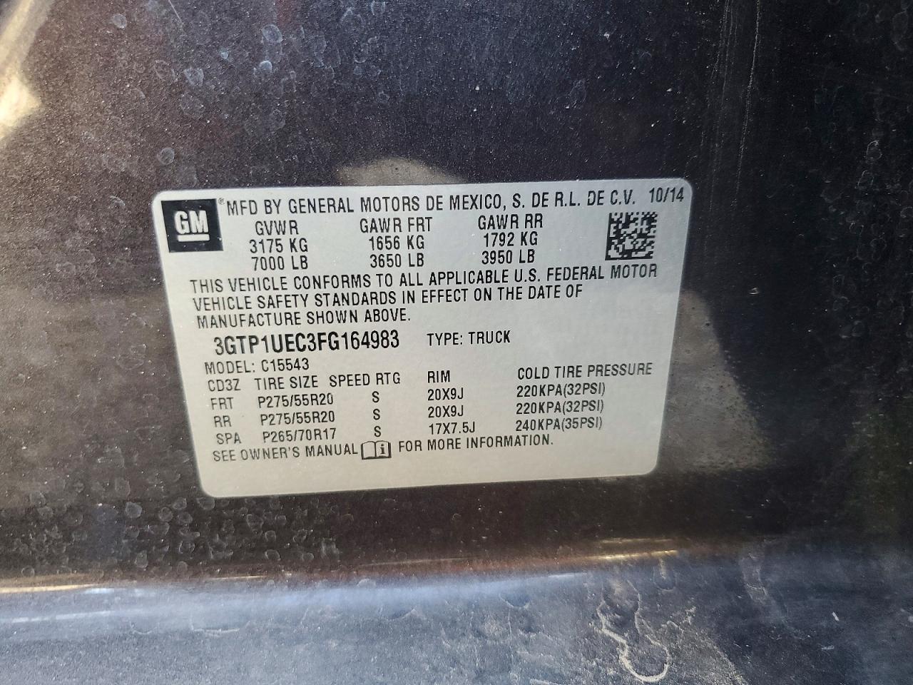2015 GMC SIERRA C1500 SLE photo 12