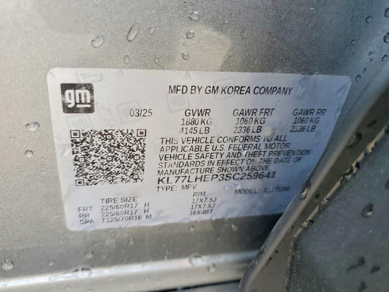 2025 CHEVROLET TRAX 1LT photo 13