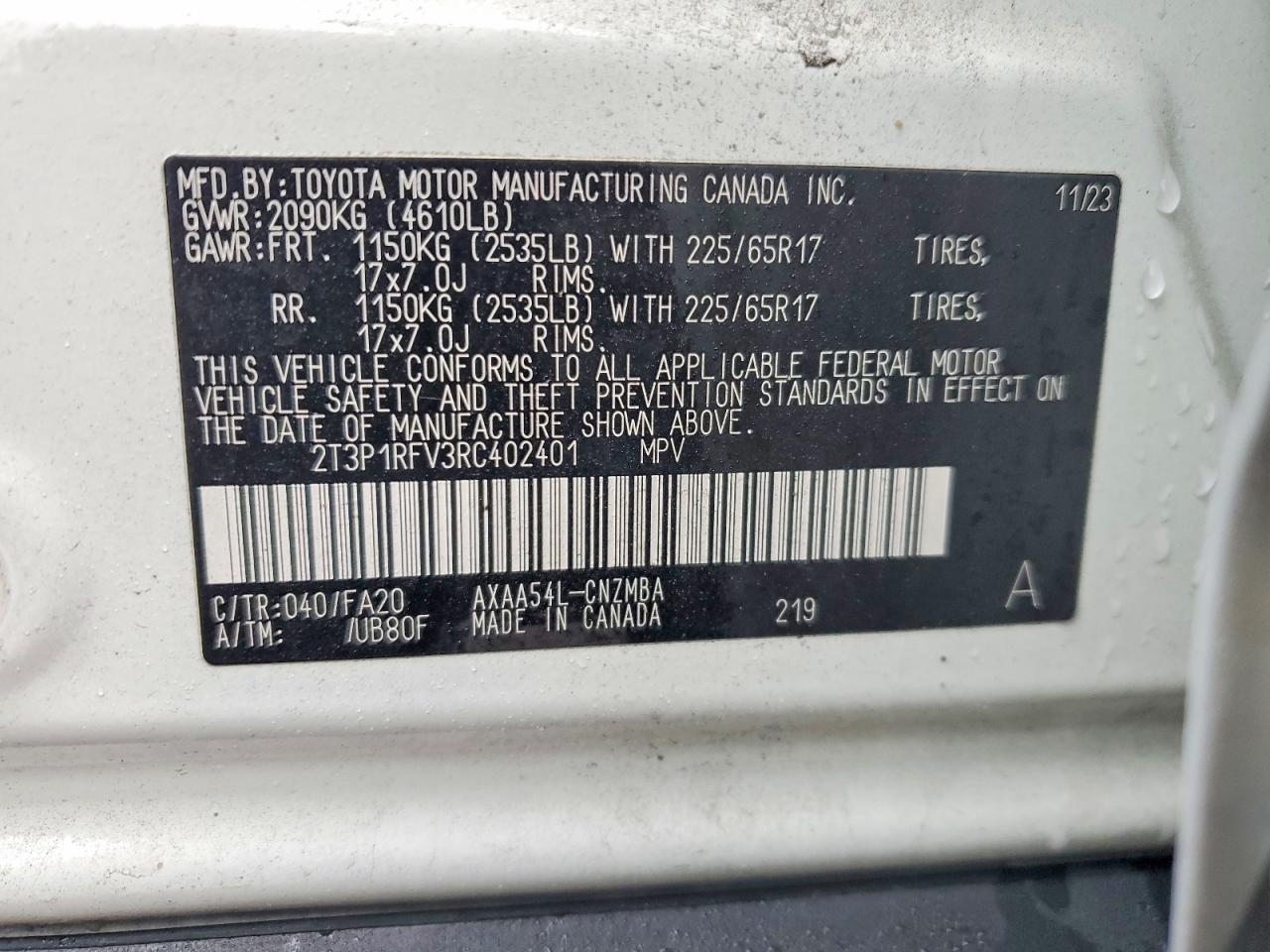 2024 TOYOTA RAV4 XLE photo 13