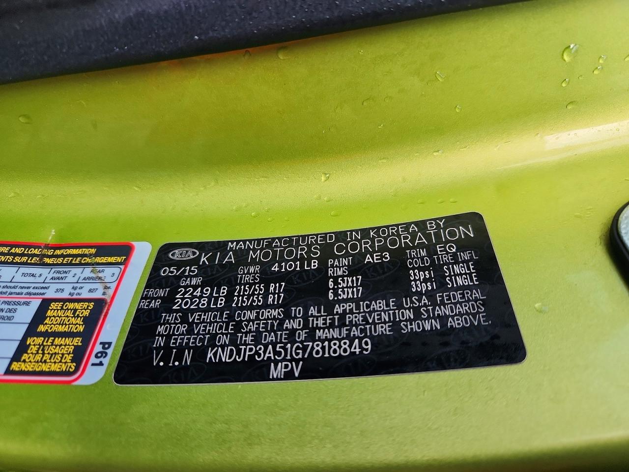 2016 KIA SOUL + photo 12