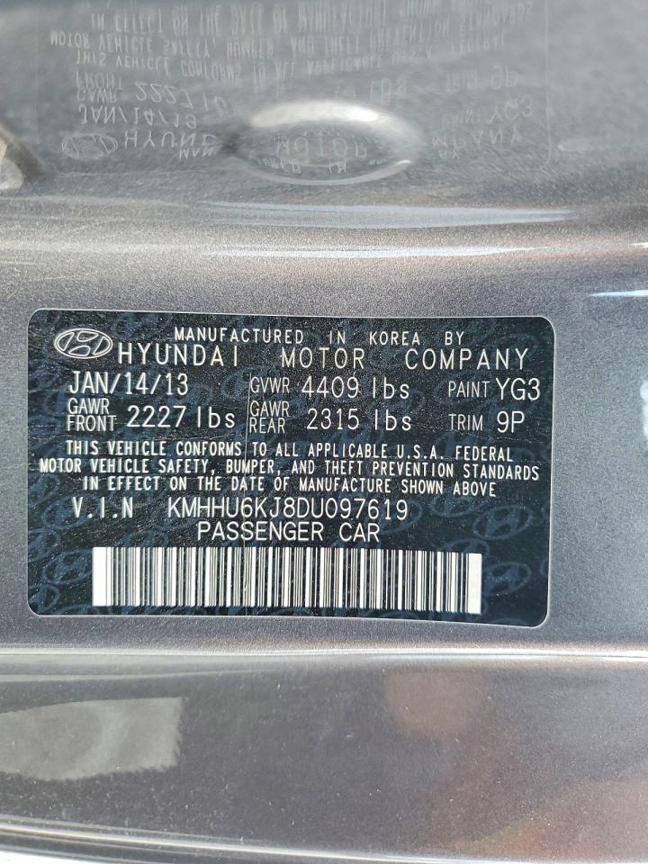 2013 HYUNDAI GENESIS COUPE 3.8L photo 12