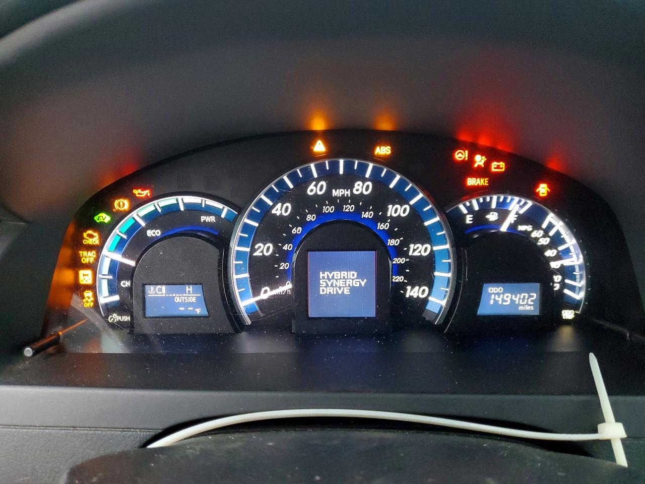 2012 TOYOTA CAMRY HYBRID photo 9