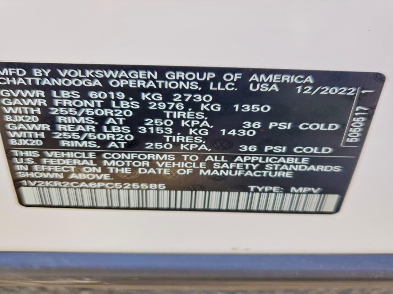 2023 VOLKSWAGEN ATLAS SE photo 27
