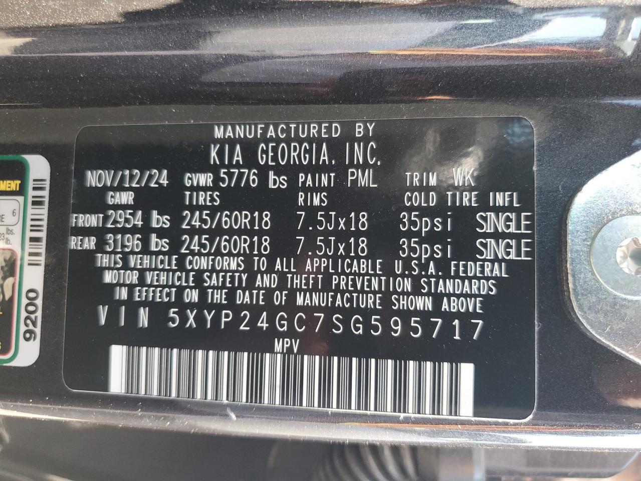 2025 KIA TELLURIDE LX photo 12