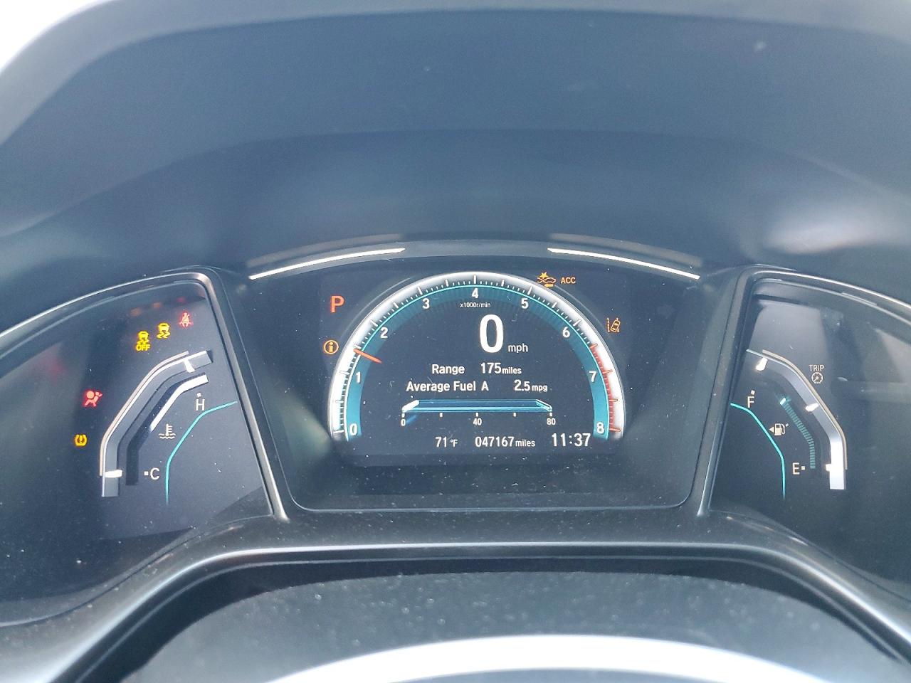 2020 HONDA CIVIC EX photo 9