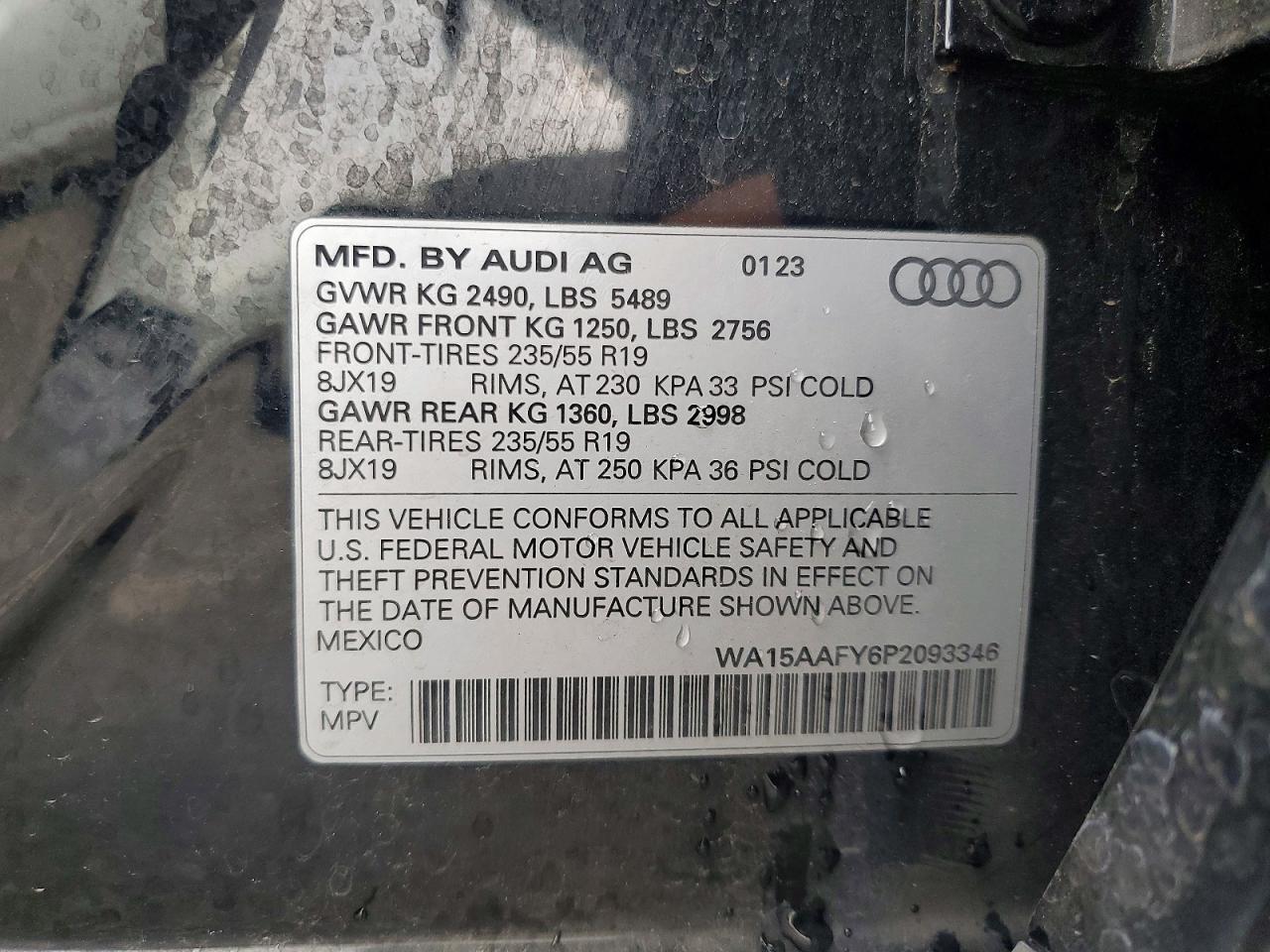 2023 AUDI Q5 SPORTBACK PRM PLS 45 photo 12