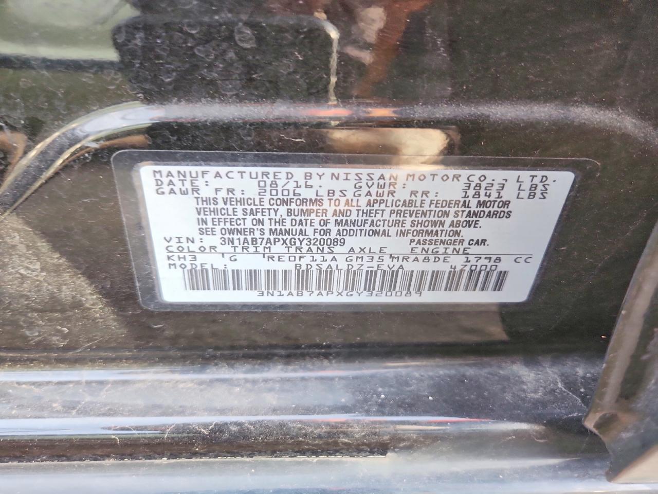 2016 NISSAN SENTRA photo 12