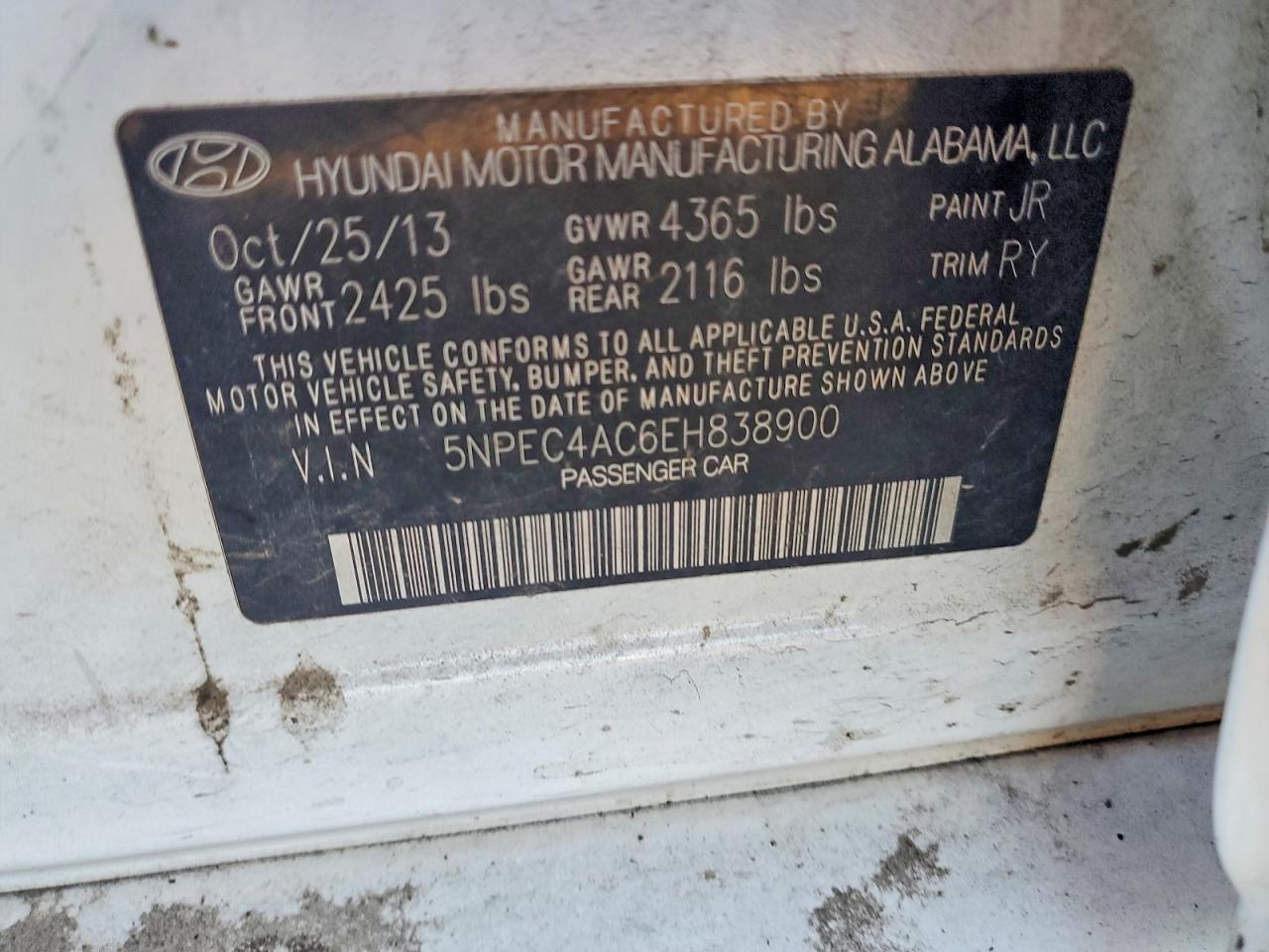 2014 HYUNDAI SONATA SE photo 12