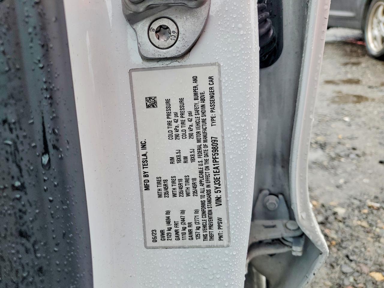 2023 TESLA MODEL 3 photo 12
