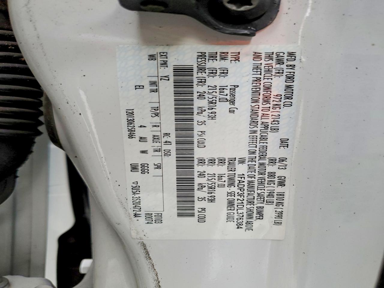 2013 FORD FOCUS SE photo 12