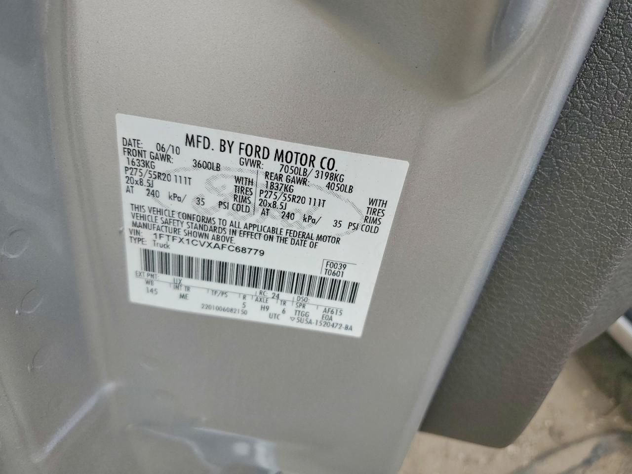 2010 FORD F150 SUPER CAB photo 13