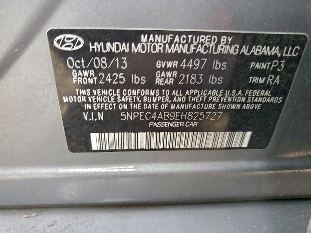 2014 HYUNDAI SONATA SE photo 12