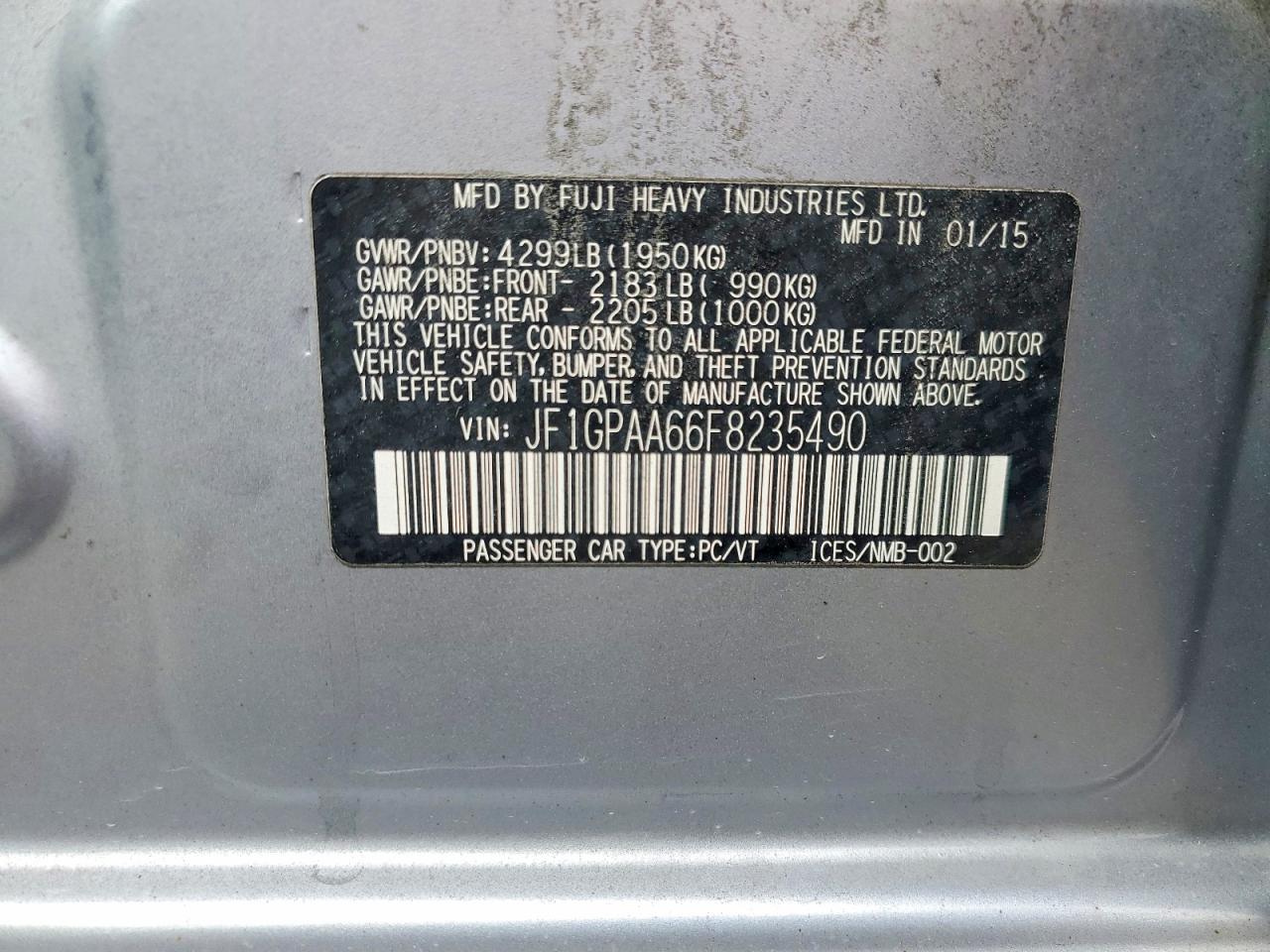 2015 SUBARU IMPREZA photo 12