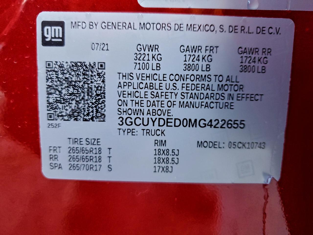 2021 CHEVROLET SILVERADO K1500 LT photo 12