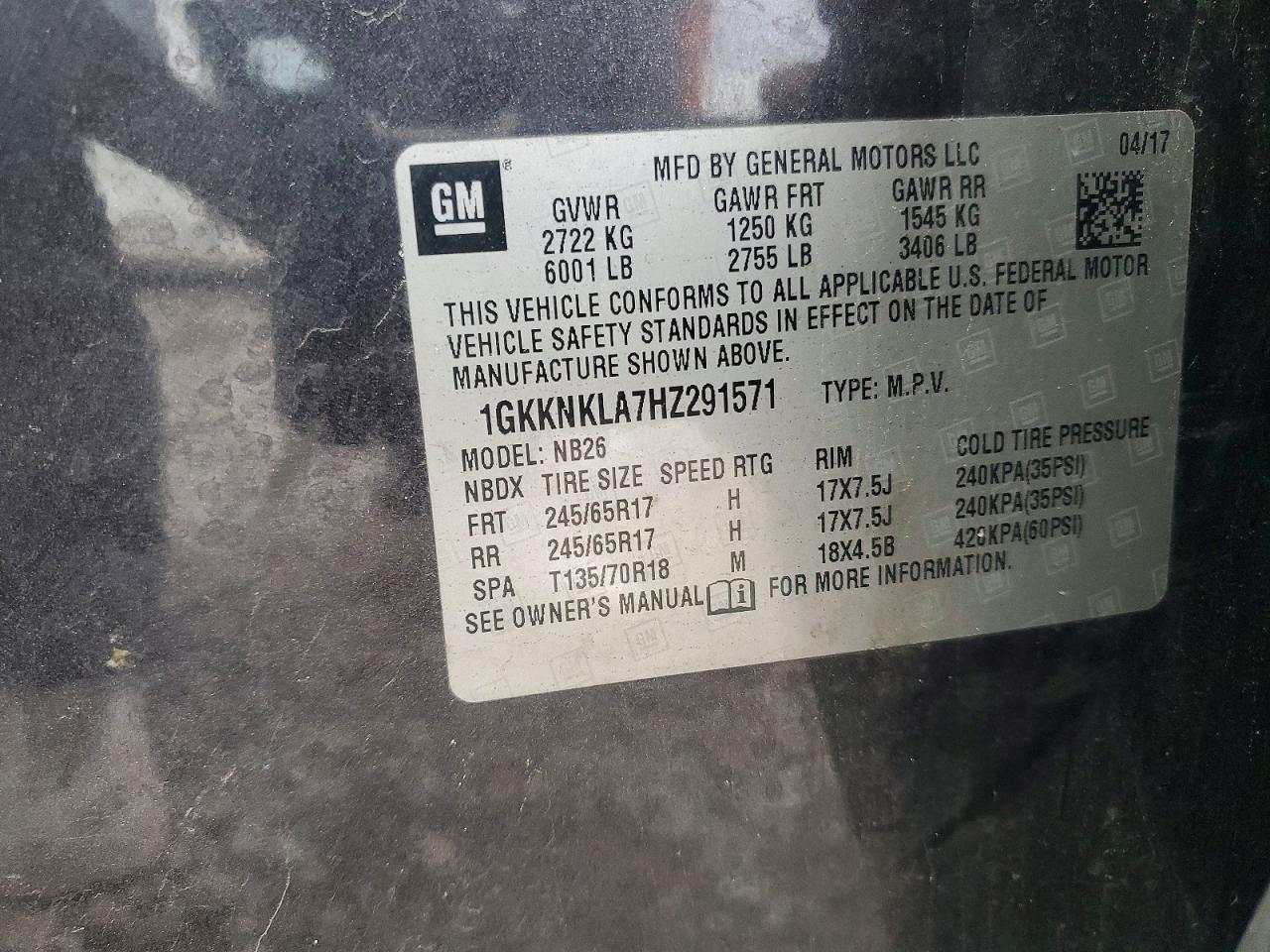 2017 GMC ACADIA SLE photo 12