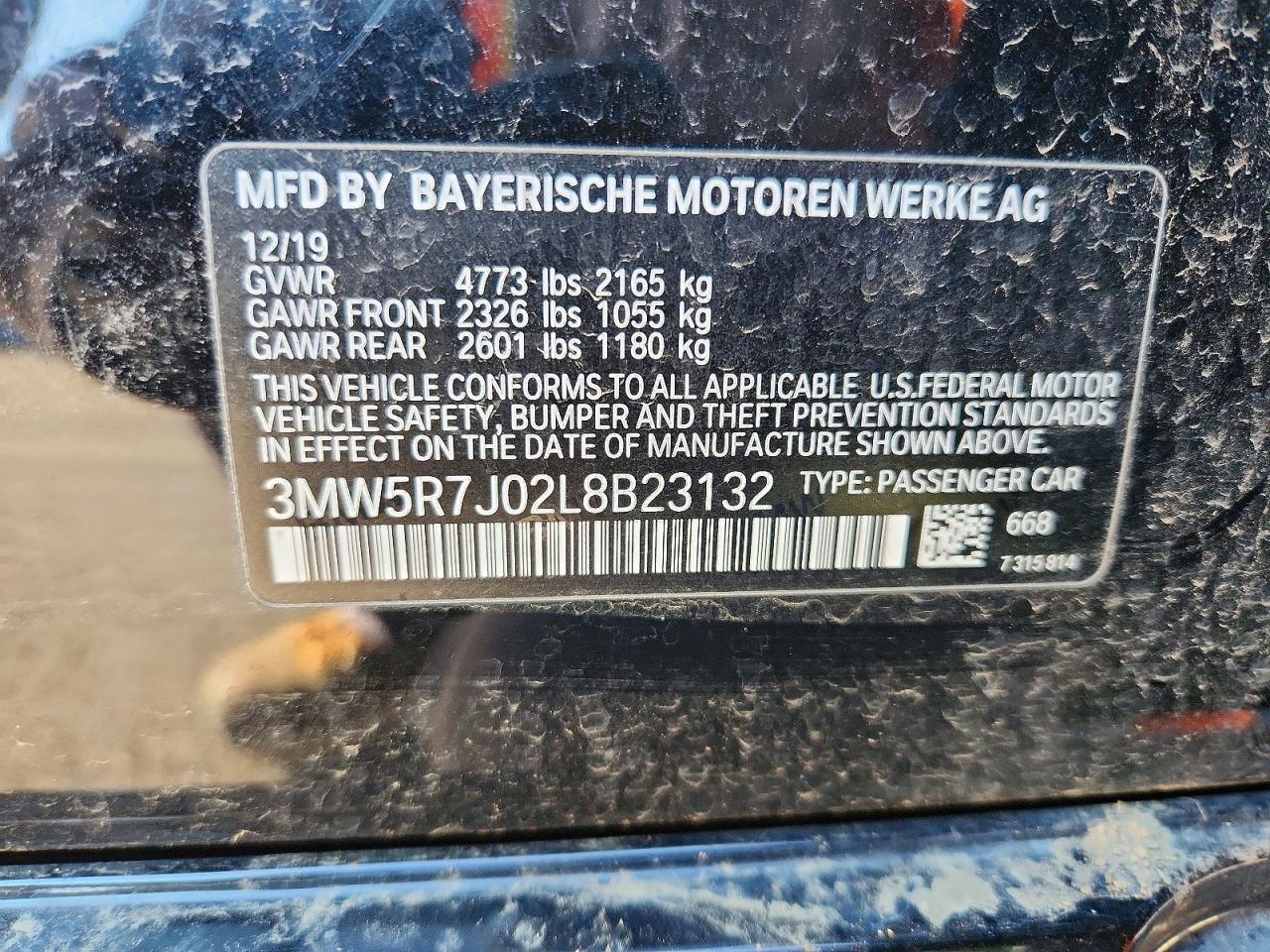 2020 BMW 330XI photo 12