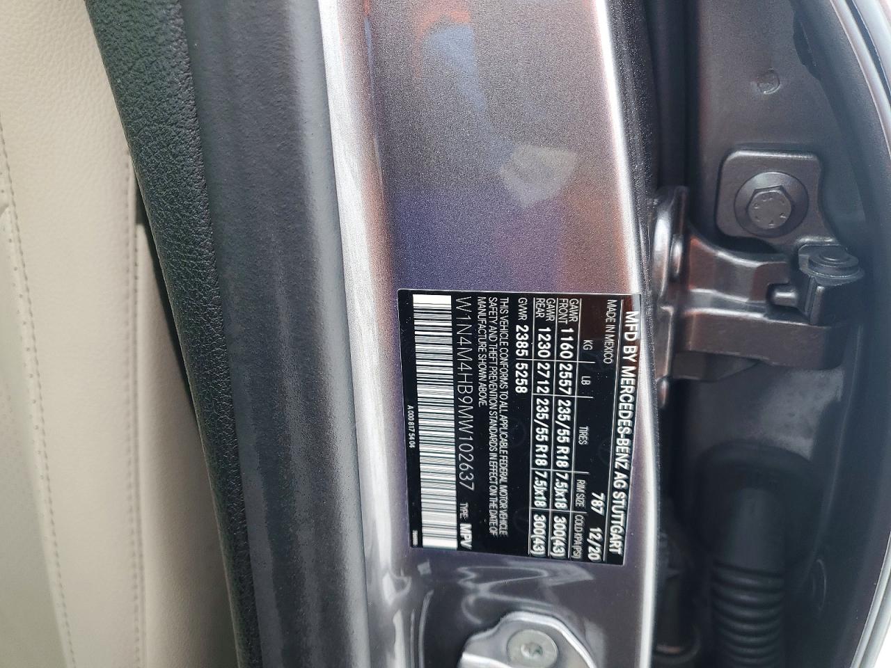 2021 MERCEDES-BENZ GLB 250 4MATIC photo 14