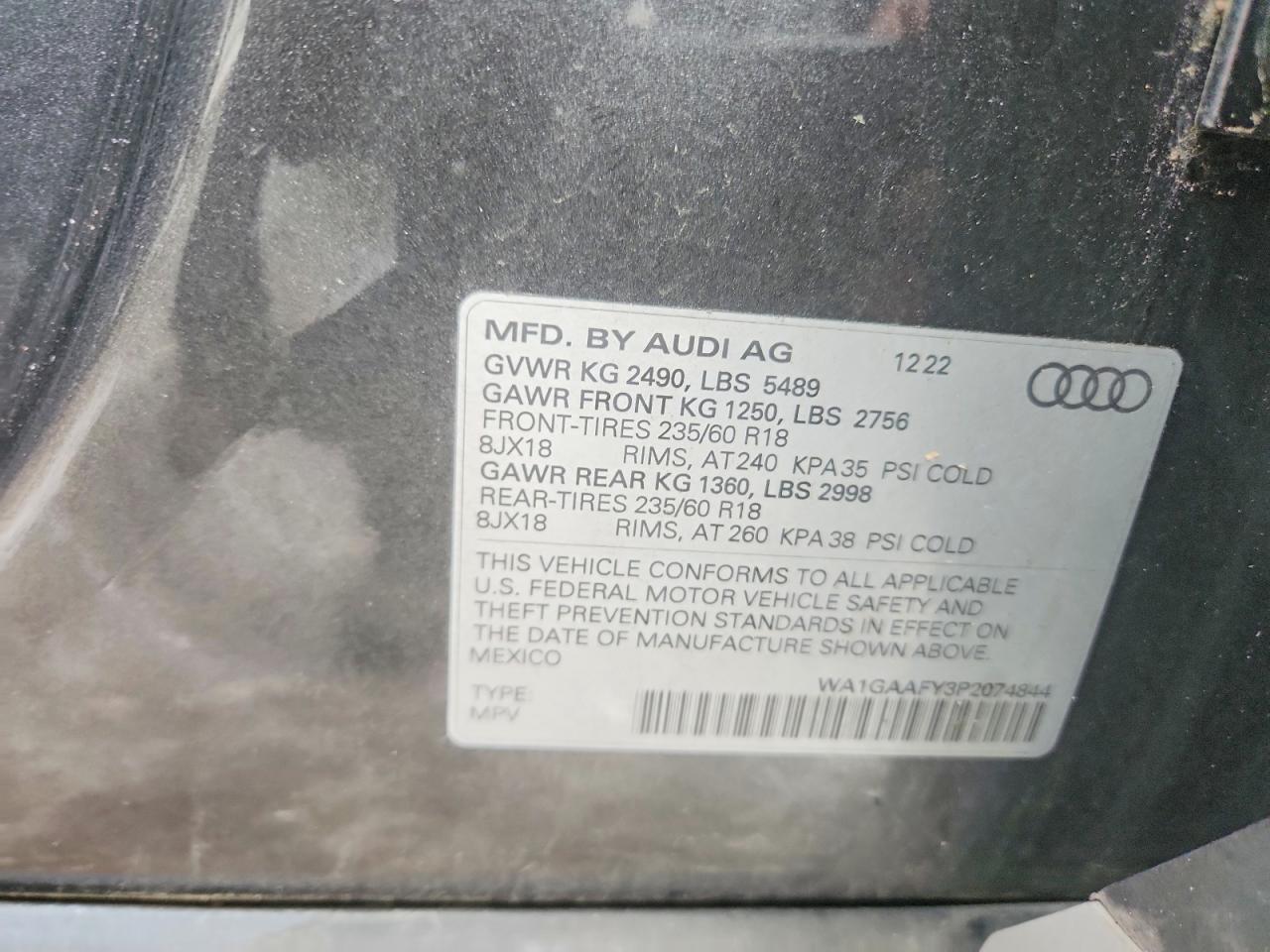 2023 AUDI Q5 PREMIUM 45 photo 13