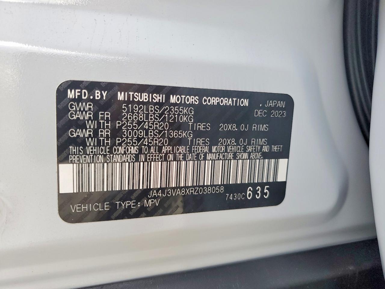 2024 MITSUBISHI OUTLANDER SE photo 13