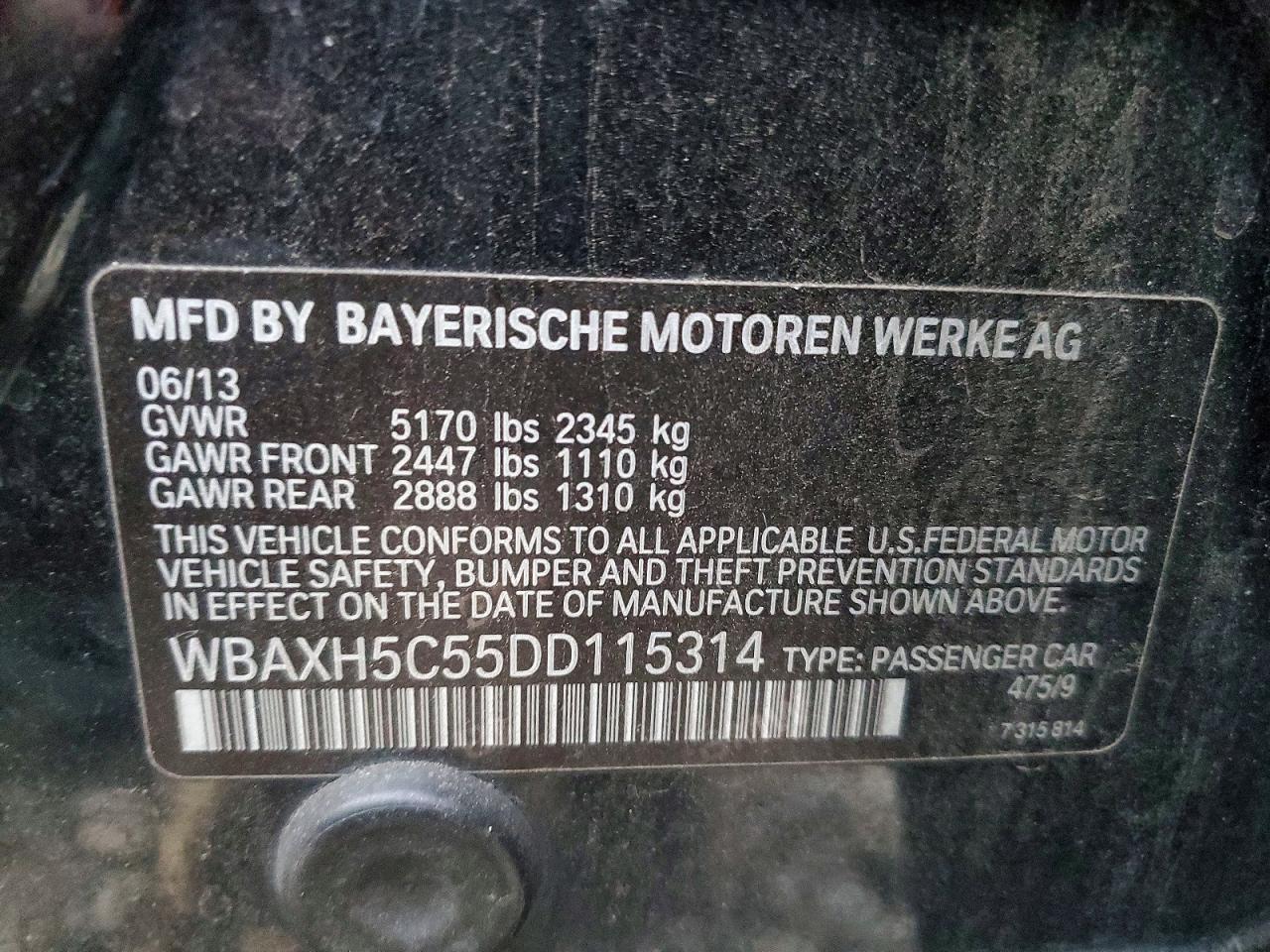 2013 BMW 528 XI photo 12