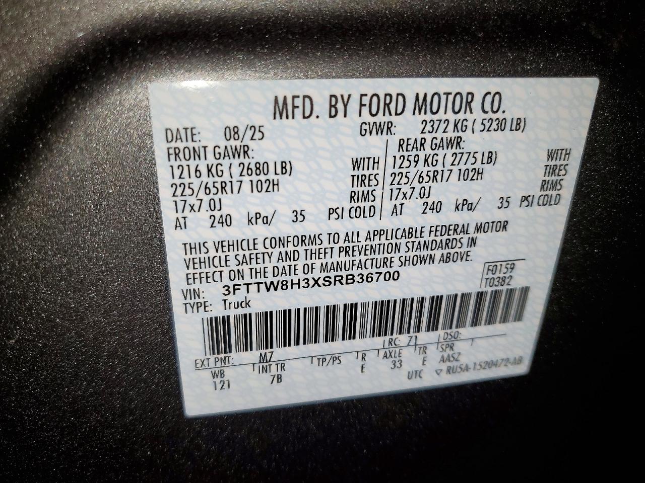 2025 FORD MAVERICK XLT photo 12