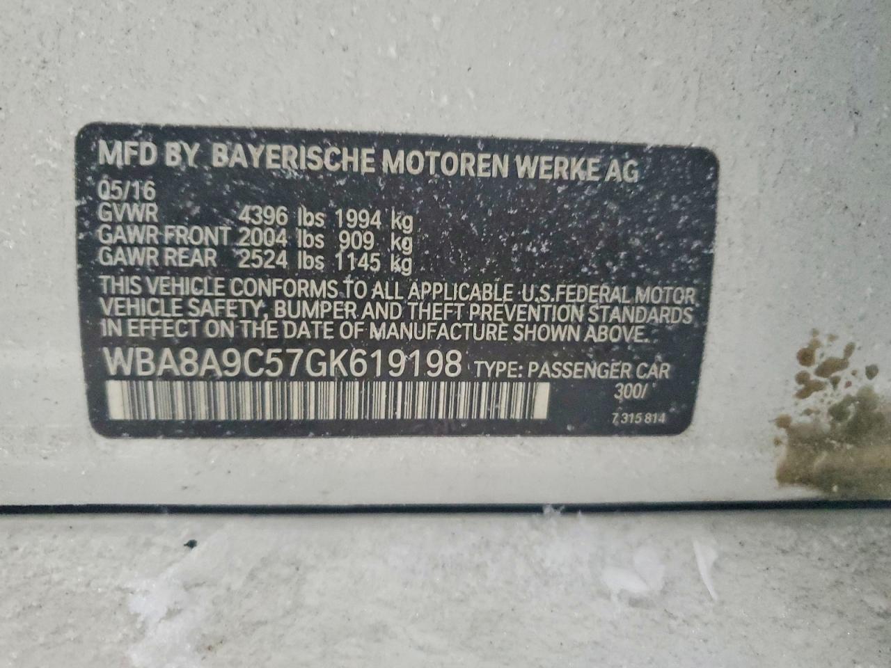 2016 BMW 320 I photo 12