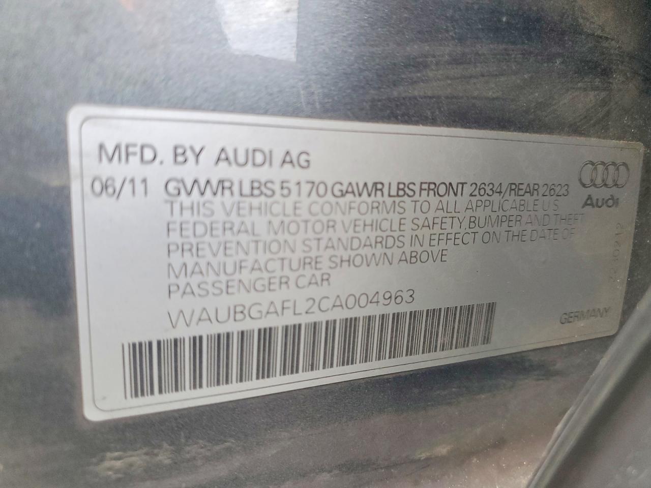 2012 AUDI S4 PREMIUM PLUS photo 12
