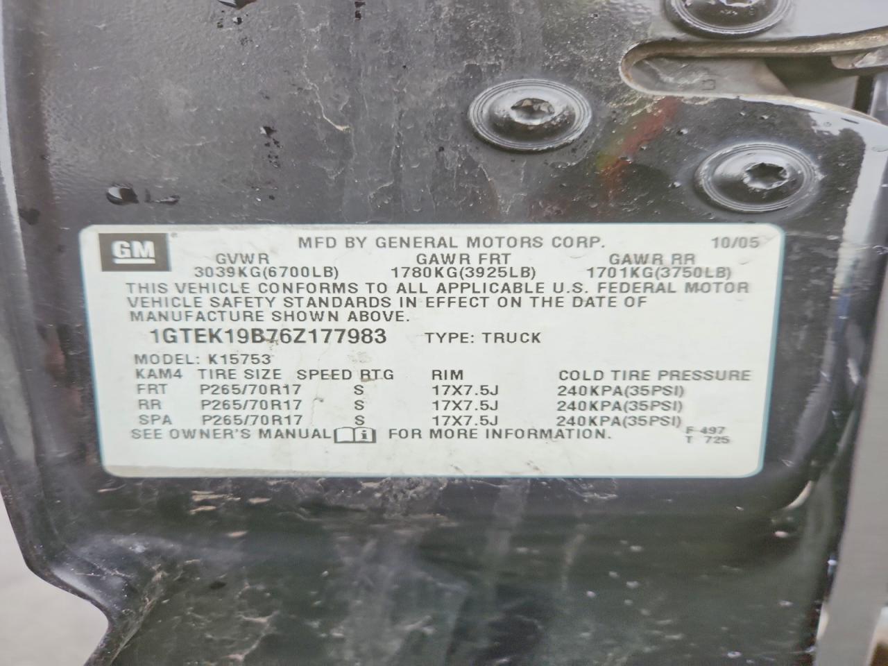 2006 GMC NEW SIERRA K1500 photo 23