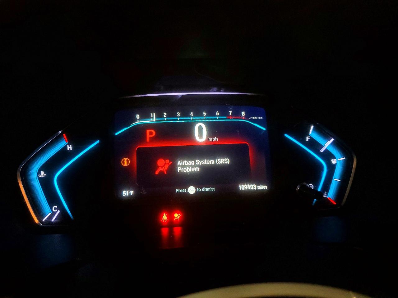 2019 HONDA ODYSSEY EXL photo 9