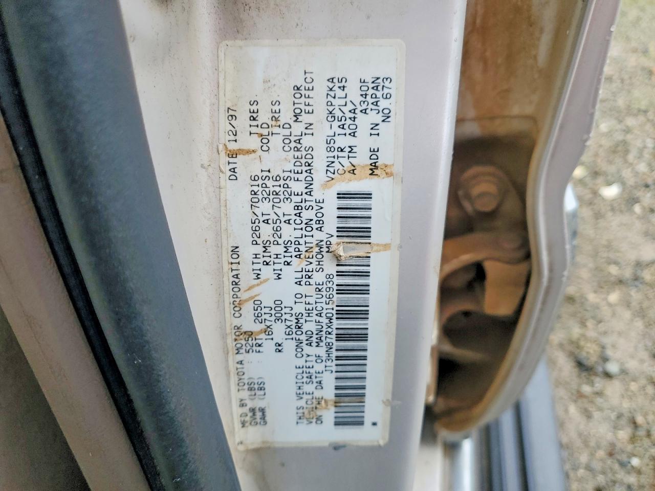 1998 TOYOTA 4RUNNER LIMITED photo 12