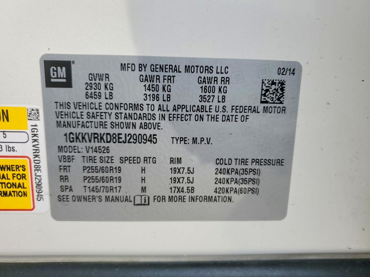 2014 GMC ACADIA SLT-1 photo 13