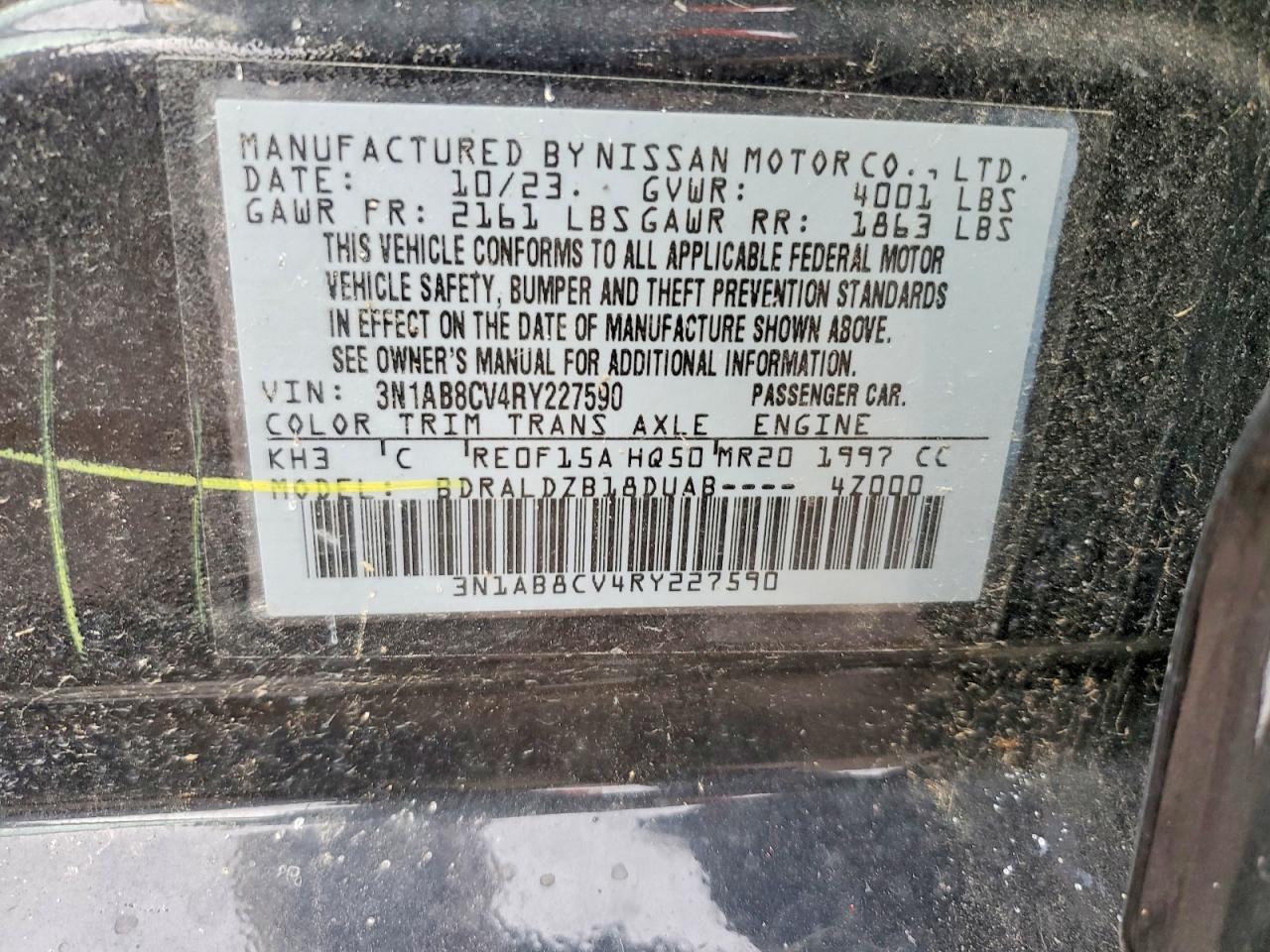 2024 NISSAN SENTRA SV photo 12