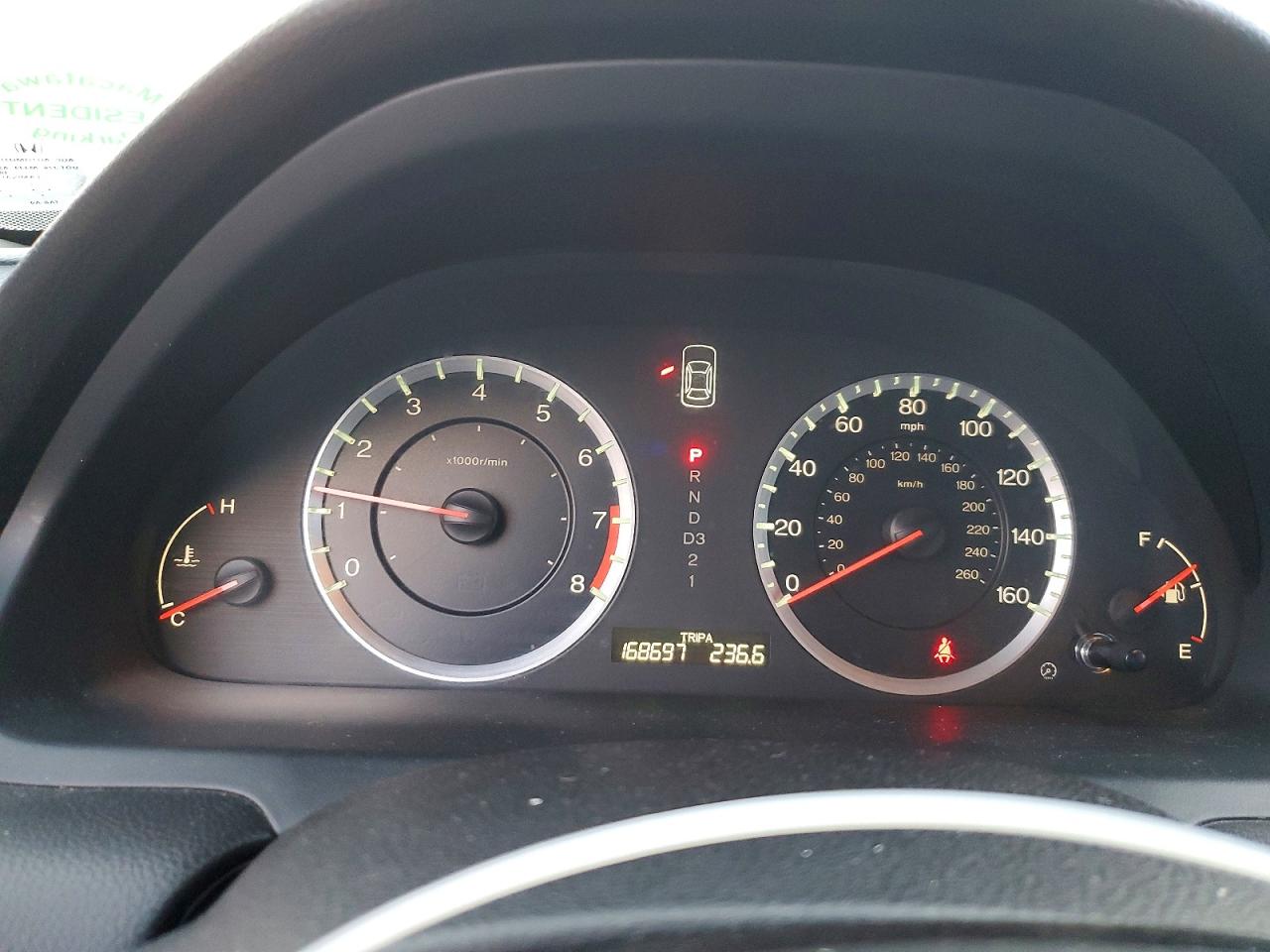 2011 HONDA ACCORD EXL photo 9