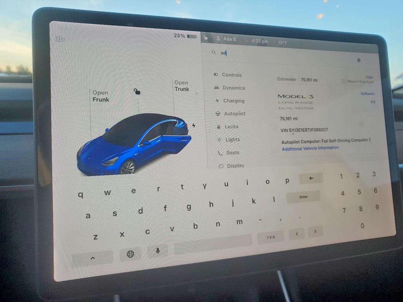 2018 TESLA MODEL 3 photo 9