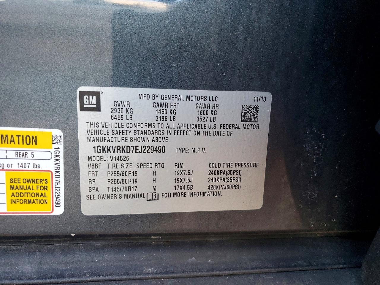 2014 GMC ACADIA SLT-1 photo 25
