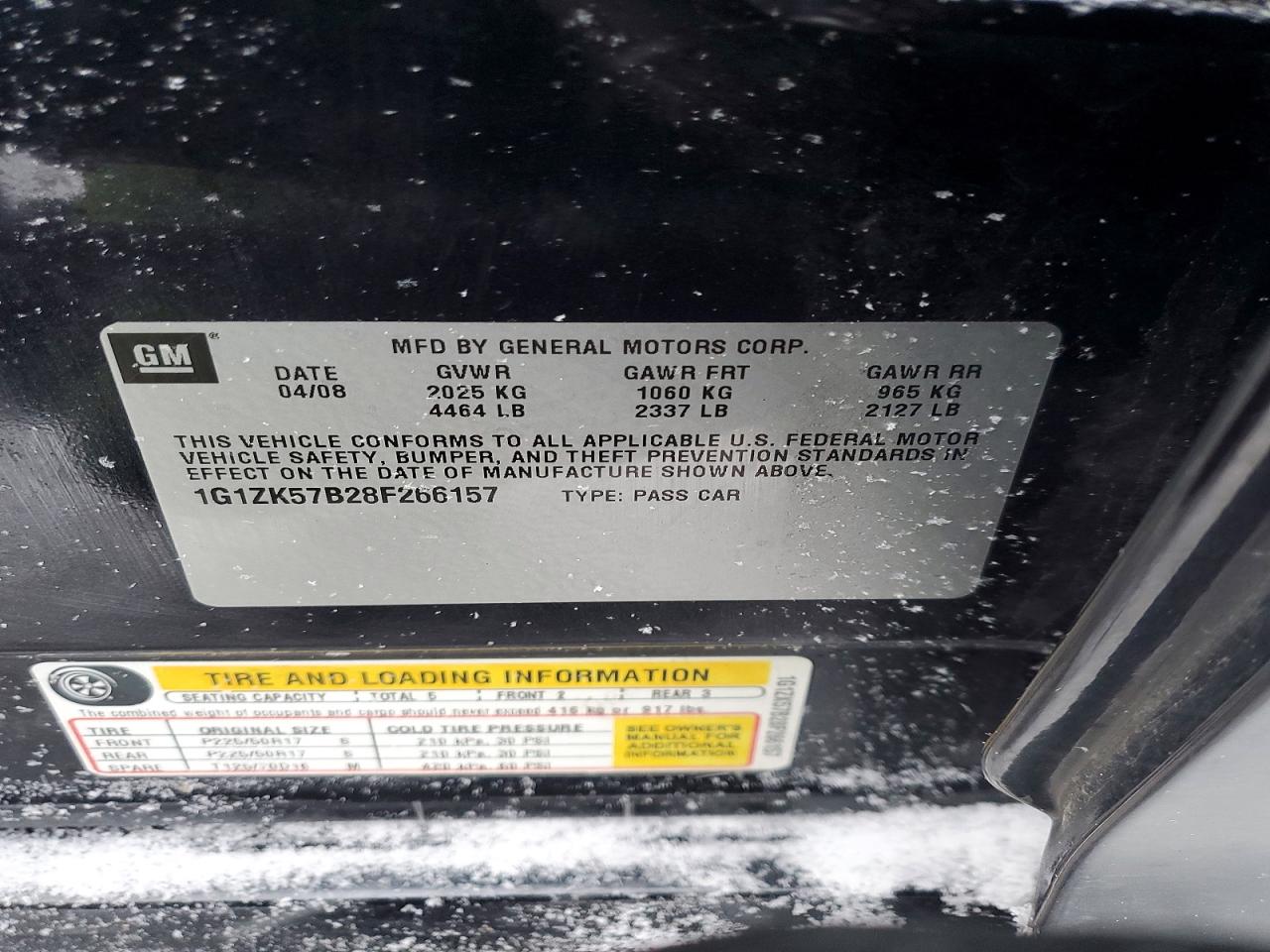 2008 CHEVROLET MALIBU LTZ photo 12