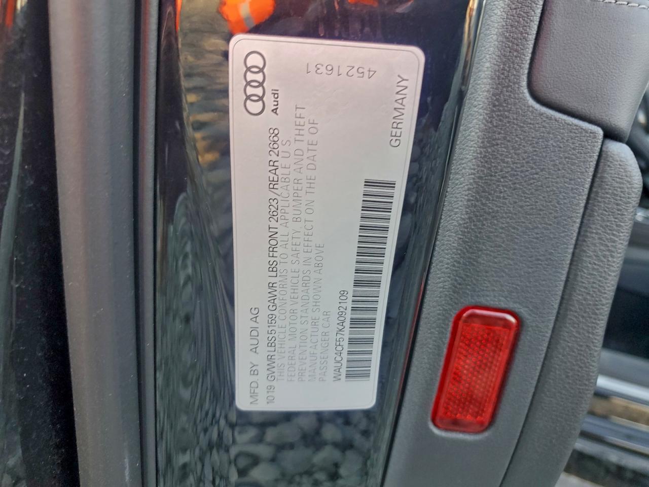 2019 AUDI S5 photo 12