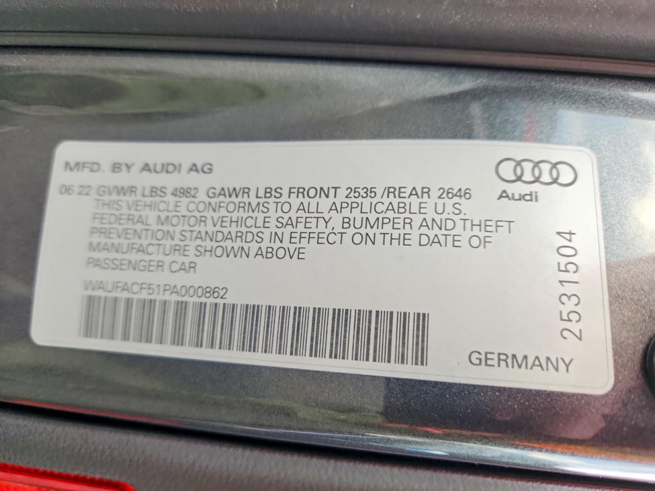 2023 AUDI A5 PREMIUM PLUS 45 photo 12