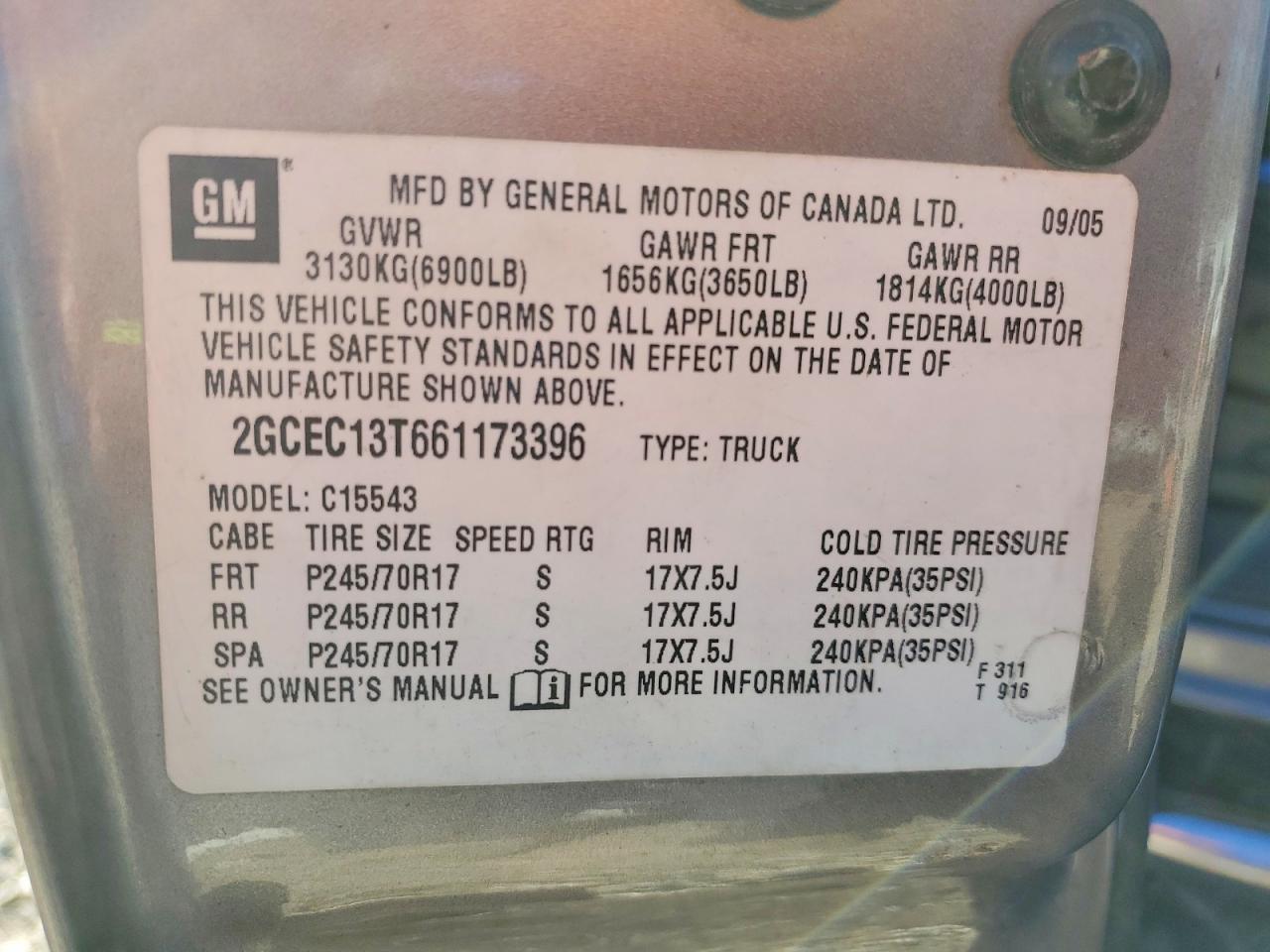 2006 CHEVROLET SILVERADO C1500 photo 12