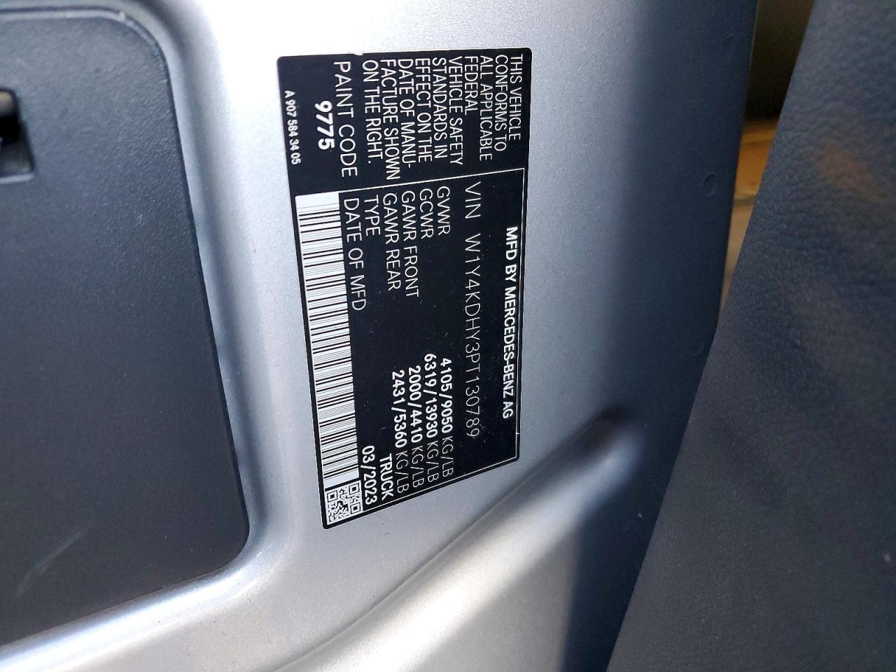 2023 MERCEDES-BENZ SPRINTER 2500 photo 13