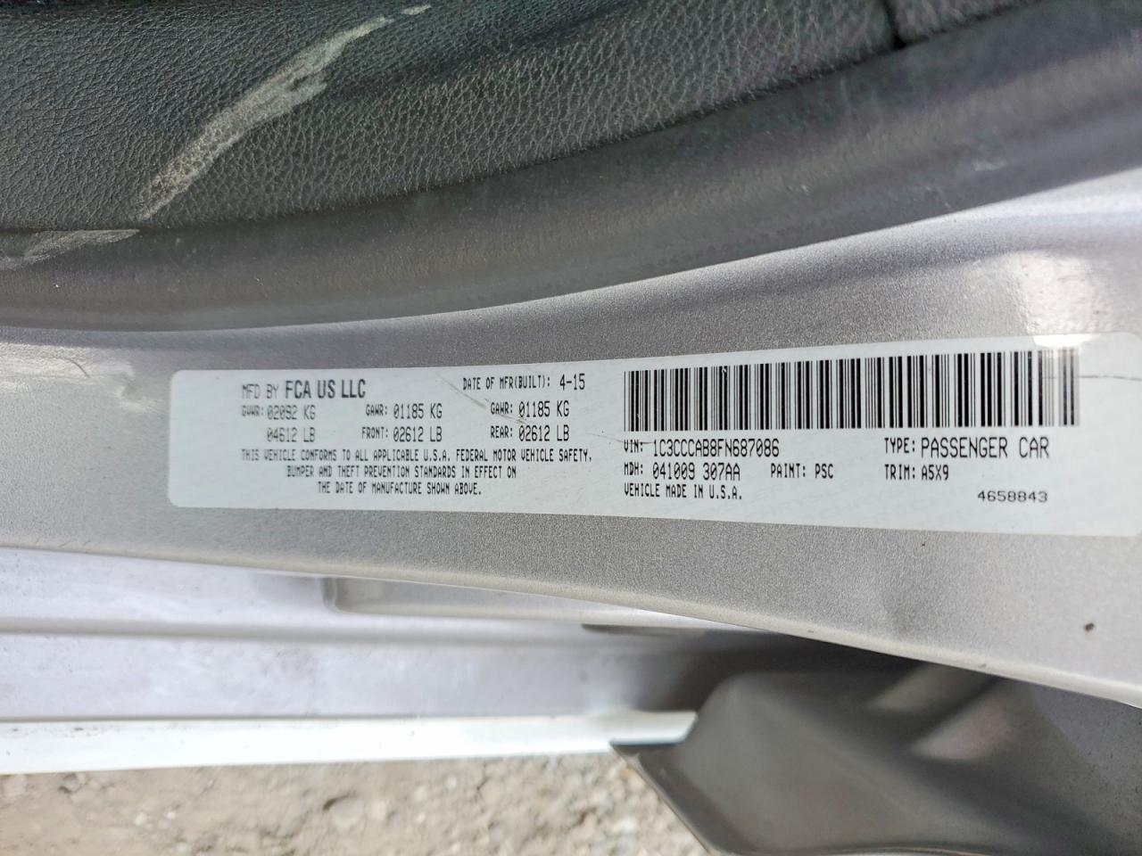 2015 CHRYSLER 200 LIMITED photo 13