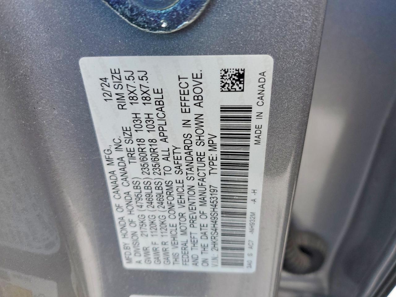2025 HONDA CR-V EX photo 13
